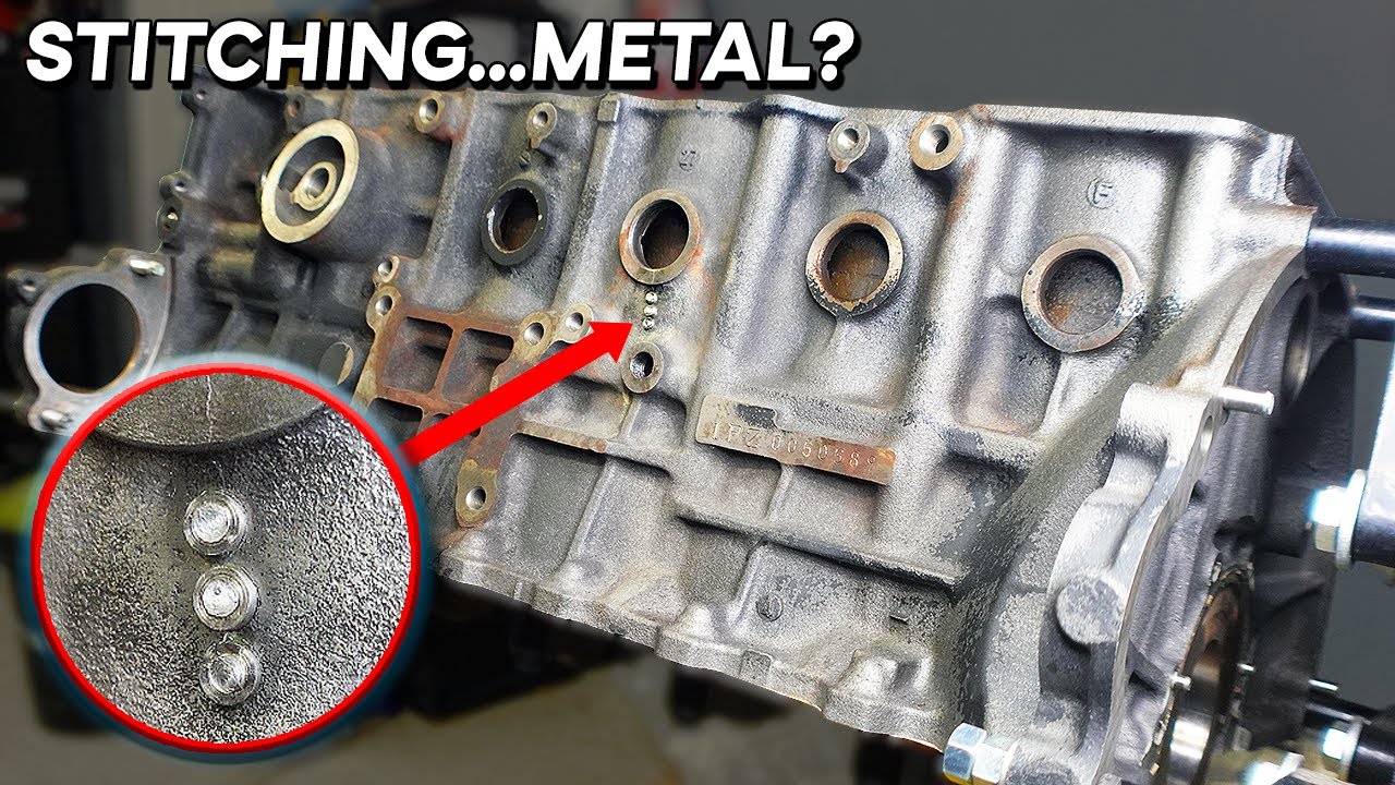 How to ACTUALLY FIX a CRACKED Engine Block! Cast Iron Crack Repair